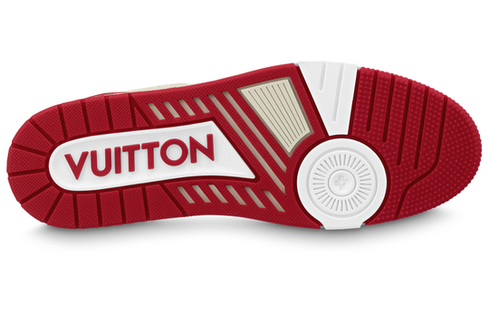 LOUIS VUITTON LV Trainer Sneakers 'White Red Grey' 1ABFBI