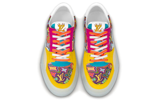LOUIS VUITTON Ollie Logo Limited Edition Sneakers 'Psychedelic Monogram Canvas and Leather' 1A8Q6L