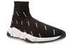 Balenciaga Speed Trainer Mid 'Allover Logo - Black' 597551W17121015
