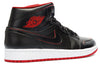 Air Jordan 1 Mid 'Black Red' 554724-028
