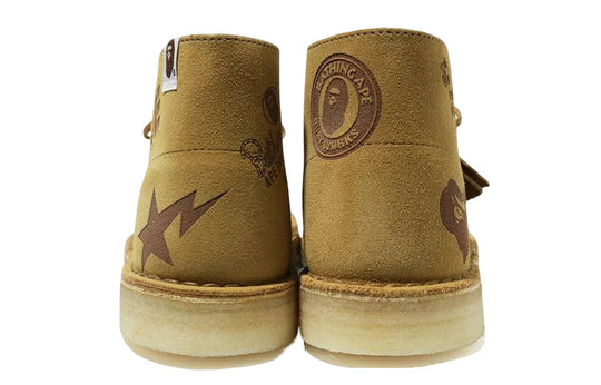 BAPE x CLARKS Leather 'Beige' 1G23-191-905-BEIGE