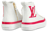 (WMNS) LOUIS VUITTON Stellar Calfskin High-Top Sneakers White/Pink 1A4X3X