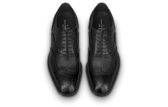 LOUIS VUITTON Graduate Richelieu Shoes 'Black' 1A8IZI
