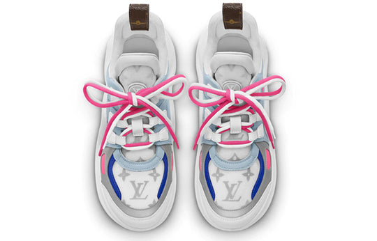 (WMNS) LOUIS VUITTON LV Archlight Sports Shoes Pink/White/Blue 1A65K6