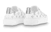 (WMNS) LOUIS VUITTON Time Out Sneakers 'White with Silver Monogram' 1A8TAI