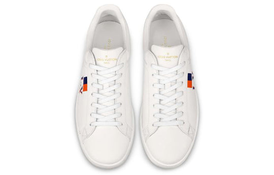 LOUIS VUITTON Luxembourg Sneakers 'White Orange' 1A57U4
