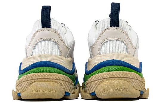 Balenciaga Triple S Calfskin Sneakers White 541620W09E19095