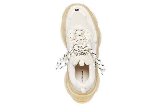 (WMNS) Balenciaga Triple S Sneaker 'Clear Sole - Eggshell' 544351W2GA19100