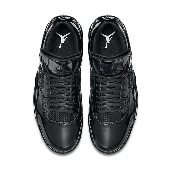 Air Jordan 4 Retro 11Lab4 'Black Patent Leather' 719864-010
