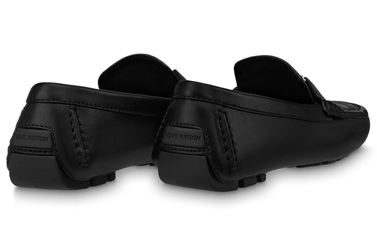 LOUIS VUITTON Monte Carlo Moccasin Shoes 'Black Plaid Top' 1ABFVC