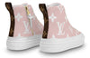 (WMNS) LOUIS VUITTON LV Stellar Sneaker Boot 'Pink Blue' 1A5U0B