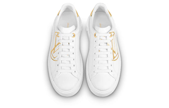 (WMNS) LOUIS VUITTON LV Time Out Sneakers 'White Gold' 1A8NI9