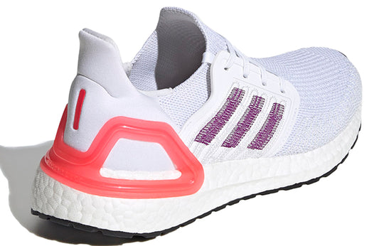 (WMNS) adidas UltraBoost 20 'White Shock Red' EG0726