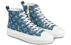 (WMNS) LOUIS VUITTON LV Stellar Hi 'Blue Monogram' 1A4VT2