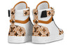 (WMNS) LOUIS VUITTON LV Crafty Boombox High-Top Sports Boots White/Brown 1A85LW