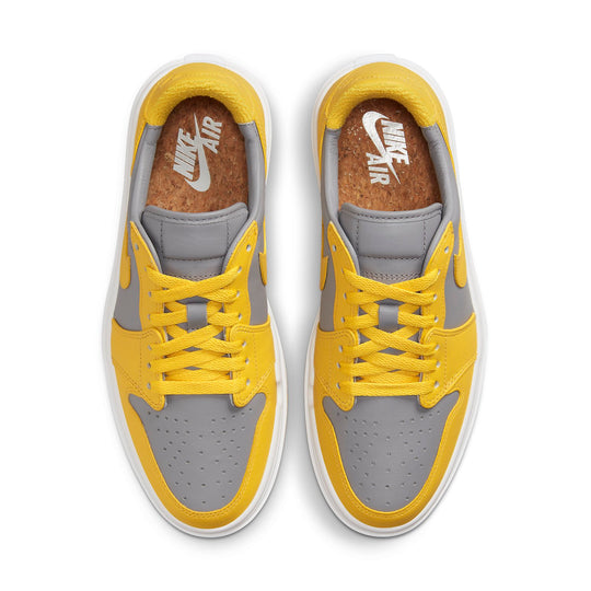 (WMNS) Air Jordan 1 Elevate Low 'Cement Grey Varsity Maize' DH7004-017