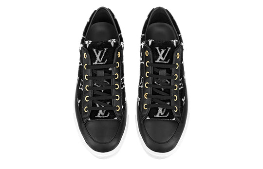 (WMNS) LOUIS VUITTON Stellar Sneakers 'Black with White Monogram' 1A964V