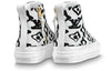 (WMNS) LOUIS VUITTON Stellar Ankle Sneakers 'White with Black Monogram' 1A8CYE