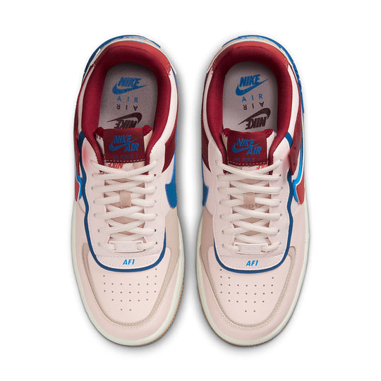 (WMNS) Nike Air Force 1 Low Shadow 'Light Soft Pink Team Red Blue' CI0919-601