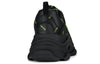 Balenciaga Triple S Sneaker 'Allover Logo - Black Fluo Yellow' 536737W2FA11070