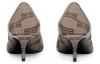 (WMNS) Balenciaga 60mm Square Knife BB Monogram pumps 'Tan' 707353W2I103020