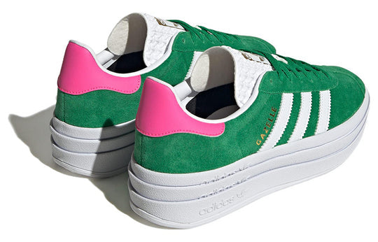 (WMNS) adidas Gazelle Bold 'Green Lucid Pink' IG3136