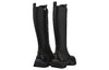 (WMNS) LOUIS VUITTON Ruby Flat Ranger Knee Boots 'Black' 1AB47R