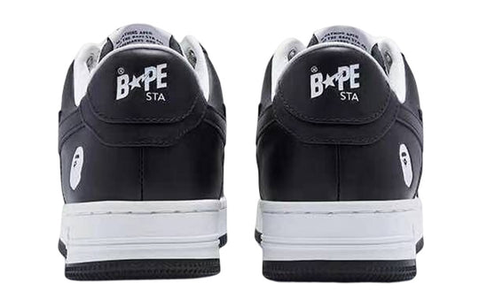 (WMNS) A BATHING APE Bape Sta 'Black White' 1I70-291-006-BLACK