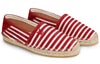 LOUIS VUITTON LV Bidart espadrille Shoes 'Red White Beige' 1A5ZOA