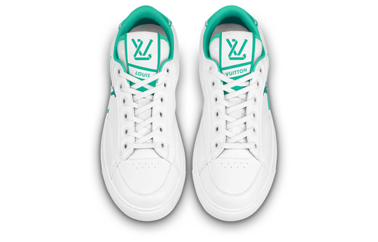 (WMNS) LOUIS VUITTON Charlie Sneakers 'White Teal' 1AAVZ6