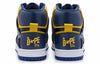 A BATHING APE Bape STA 93 High Leather 'Yellow Blue' 1J30-191-019-YELLOW
