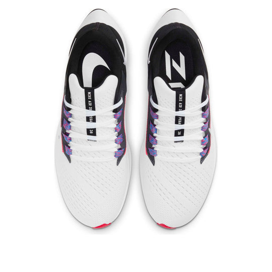 (WMNS) Nike Air Zoom Pegasus 38 'White Metallic Silver Black' CW7358-101