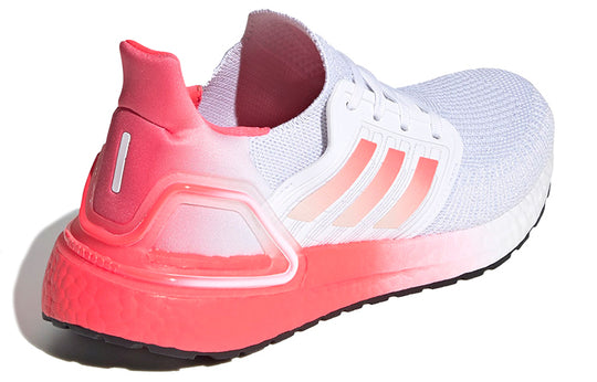 (WMNS) adidas UltraBoost 20 'White Signal Pink' EG5201