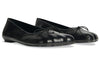 (WMNS) Balenciaga Anatomic Ballerina Shoes 'Black Shiny Soft Sheepskin' 714260WBCW01000