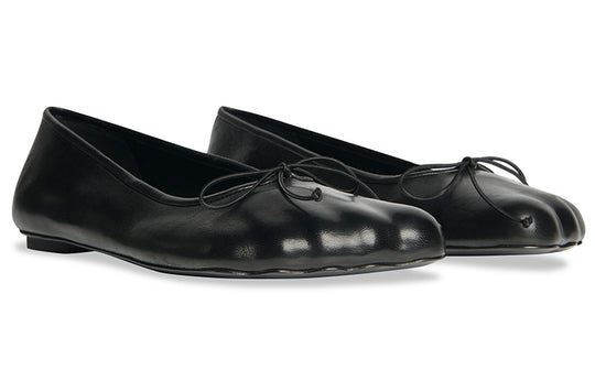 (WMNS) Balenciaga Anatomic Ballerina Shoes 'Black Shiny Soft Sheepskin' 714260WBCW01000