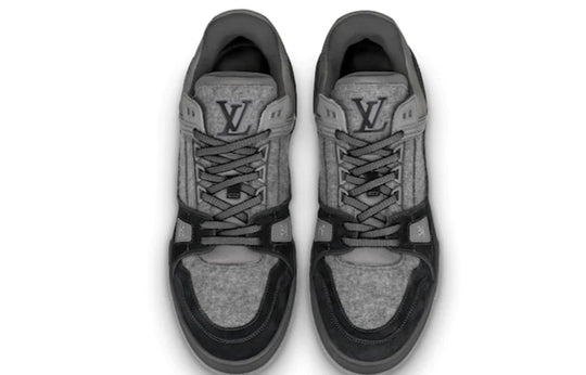 LOUIS VUITTON Trainer Sneakers 'Grey Flannel' 1A5Q1C