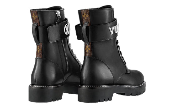(WMNS) LOUIS VUITTON Territory Ankle Boots 'Black' 1A9HAJ