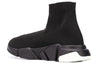 (WMNS) Balenciaga Speed Sneaker 'Black White' 587280W17031009