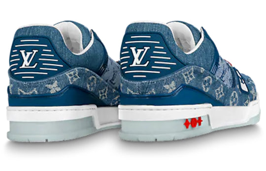 LOUIS VUITTON Trainers 'China Exclusive Denim Blue Red' 1A8TSK