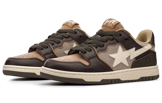 A BATHING APE Sk8 Sta 'Dark Brown Beige' 1I70-191-004-RB