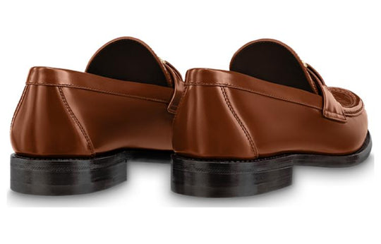 LOUIS VUITTON Major Loafers 'Patent Brown Monogram' 1AAMZU