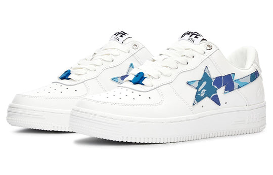 (WMNS) A BATHING APE Bape Sta Abc Camo 'White Blue' 1I70-291-004-BLUE