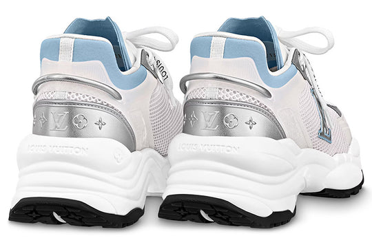 (WMNS) LOUIS VUITTON Run 55 Sneakers 'White Blue' 1ABVII