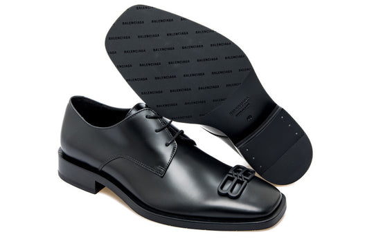 Balenciaga BB Icon Derby Shoes 'Black' 712642WA8E31000