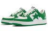 A BATHING APE Bape Sta Patent Leather 'Green White' 1I70-191-002-GREEN