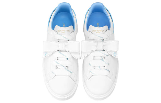 (WMNS) LOUIS VUITTON Time Out Sneakers 'White with Blue' 1A9Q0M