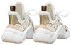 (WMNS) LOUIS VUITTON LV Archlight Sneakers 'Beige Monogram Gold' 1ABHQ5