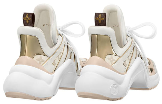 (WMNS) LOUIS VUITTON LV Archlight Sneakers 'Beige Monogram Gold' 1ABHQ5
