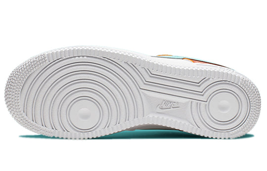 (WMNS) Nike Air Force 1 Low SE 'Basketball Pins White Orange' AA0287-106