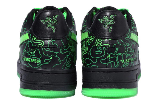 A BATHING APE X Razer Bape Sta 'Black Neon Green' 1I23-191-902-BG